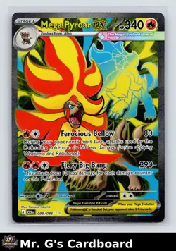 Pokemon TCG Chaos Rising Mega Pyroar CRI EN 099/086 - Image 1