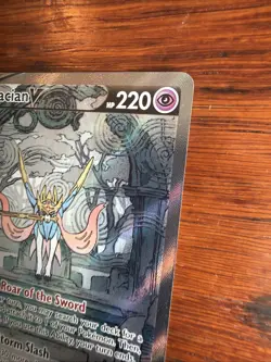Pokemon TCG Zacian v GG48/GG70 Crown Zenith Holo Ultra Rare Mint Condition - Image 4