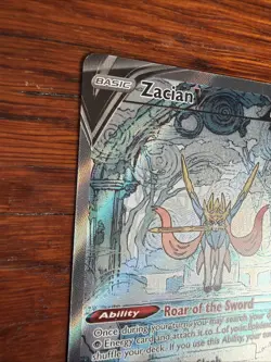 Pokemon TCG Zacian v GG48/GG70 Crown Zenith Holo Ultra Rare Mint Condition - Image 5