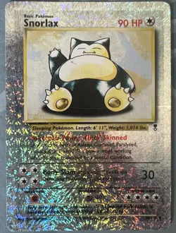 Pokemon Snorlax Legendary Collection Reverse Holo 64/110 WOTC Rare - Image 1