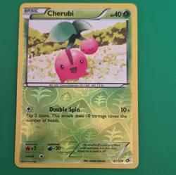 Pokemon TCG Cherubi 4/113 Legendary Treasures Reverse Holo Eng - Image 1