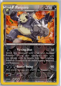 Pangoro 75/122 Rare BREAKpoint Pokemon Reverse Holo Lightly Played - Image 1