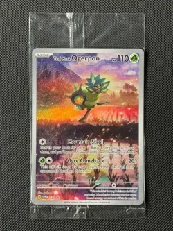 Teal Mask Ogerpon SVP 123 Pokemon Card Black Star Promo SEALED - Image 1
