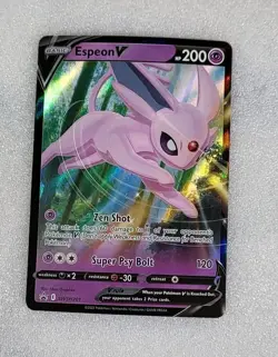 Espeon V SWSH201 NM/M Black Star Promos Sword & Shield Pokemon TCG - Image 1