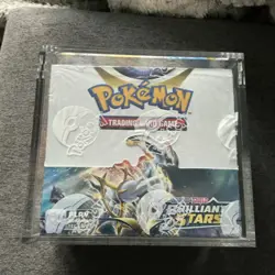 Pokemon Brilliant Stars Booster Box 36 Packs - New & Sealed with plastic case - Image 1