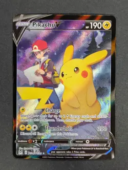 Pikachu V TG16/TG30 Swsh11 Lost Origin Trainer Gallery Ultra Rare Holo English - Image 1