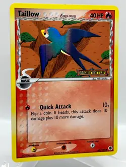 Taillow 66/101 EX Dragon Frontiers Reverse Holo 2006 Vintage Pokemon TCG Card - Image 2