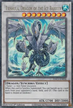 Trishula, Dragon of the Ice Barrier HAC1 Ultra Duel Terminal - 1st Ed Yugioh - Image 1