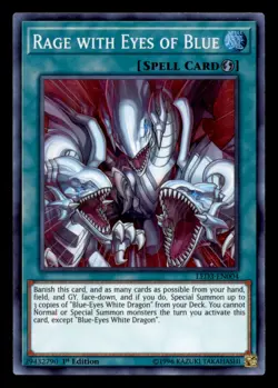 Rage with Eyes of Blue Super Rare LED3-EN004 - Image 1