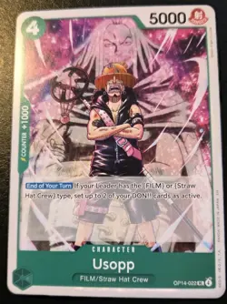 Usopp OP14-022 Uncommon The Azure Sea's Seven One Piece Card Game - Image 1