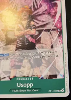 Usopp OP14-022 Uncommon The Azure Sea's Seven One Piece Card Game - Image 5