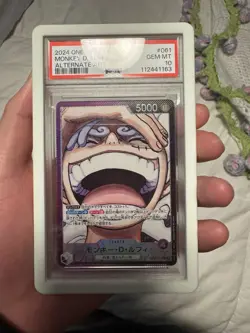 One Piece 2024 Monkey D. Luffy OP09-061 Alt Art Leader Japanese GEM MINT PSA 10 - Image 1