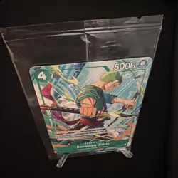 One Piece Roronoa Zoro ENGLISH P-114 C2E2 Promo, Sealed - Image 2
