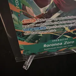 One Piece Roronoa Zoro ENGLISH P-114 C2E2 Promo, Sealed - Image 5