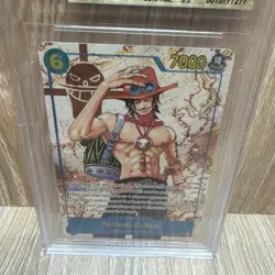 One Piece Portgas D. Ace OP13-119 Alternate Art SEC English BGS 9.5 Gem Mint - Image 3