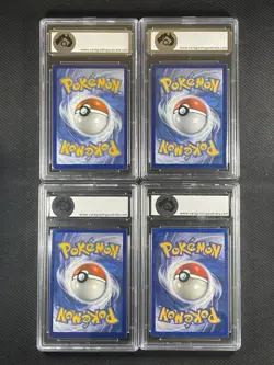Pokemon Cards x4 CGA Graded Cards Erika's Tangela 1st Ed Opal Jirachi Giovanni's - Image 2