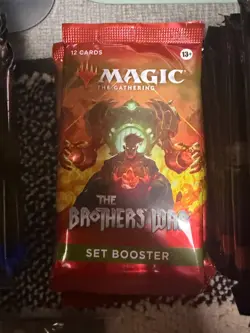 MTG The Brothers' War - Set Booster Pack Factory Sealed 15 Cards - Image 1