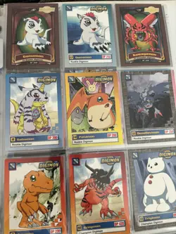 Digimon Card Lot Of 37 In Binder Sheets - Image 3