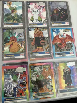 Digimon Card Lot Of 37 In Binder Sheets - Image 5