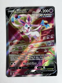 Pokemon Evolving Skies Sylveon V Alternate Full Art Holo Ultra Rare Card 184/203 - Image 2
