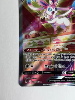 Pokemon Evolving Skies Sylveon V Alternate Full Art Holo Ultra Rare Card 184/203 - Image 5
