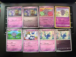 Pokemon TCG Espurr Meowstic Evo Line Lot (8) Rev Holo Regular Cards Variety NM - Image 1