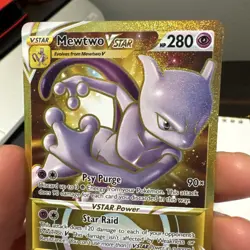 Pokemon Go Mewtwo VSTAR 86/78 Secret Rare TCG Card - NM - Image 3