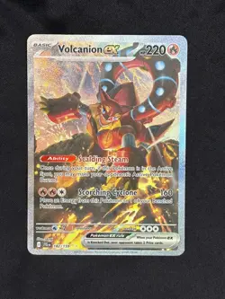 Volcanion ex 182/159 Journey Together Pokemon Card Special Illustration Rare NM - Image 1
