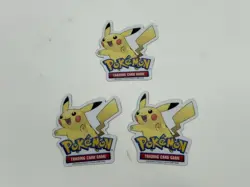 Lot of 3 2022 Pokemon Trading Card Game Pikachu Magnet Nintendo Game Freak - Image 1