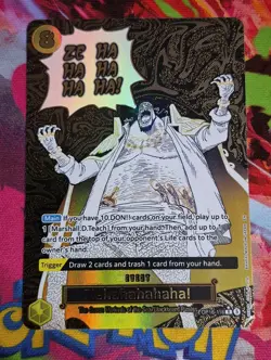 Zehahahahaha! (Alternate Art) OP16-116 One Piece Card Game The Time of Battle - Image 1