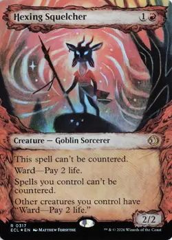Hexing Squelcher (Showcase) 317 ECL Lorwyn Eclipsed R Foil - Image 1