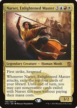 Narset, Enlightened Master 190 Mythic Khans of Tarkir Magic: The Gathering NM - Image 1