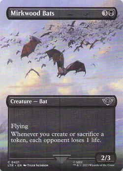 Mirkwood Bats (Borderless) Lord of the Rings: Tales of Middle-Earth Regular - Image 1