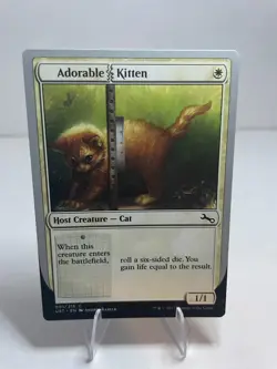 Adorable Kitten 1 Common Unstable Magic: The Gathering Lightly Played - Image 1