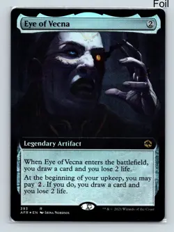 MTG Eye of Vecna (Extended Art) Foil Adventures in the Forgotten Realms 393 NM - Image 1