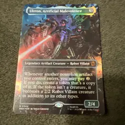 Ultron, Artificial Malevolence - Borderless Foil - MTG Marvel Super #344 - Image 1