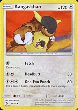 Kangaskhan 55/70 Common Dragon Majesty Pokemon Lightly Played - Image 1