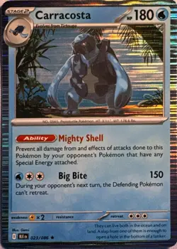 Carracosta 023/086 Holo Rare Black Bolt Pokemon Holo Near Mint - Image 1