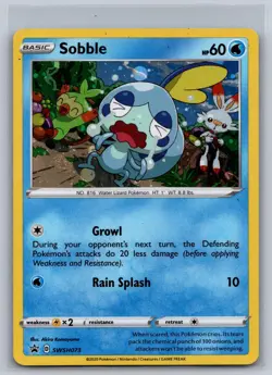 Sobble SWSH073 Holo Promo Sword & Shield Promo Pokemon Near Mint - Image 1