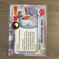 Wartortle Topps Chrome Pokemon Spectra #8 - Image 2