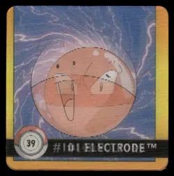 Pokemon Artbox Action Flipz 1999 Nintendo #39 #100 VOLTORB #101 ELECTRODE - Image 1