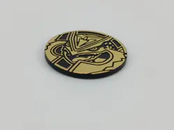 Pokemon Mega Rayquaza Black and Holo Gold TCG Coin Promo Great Condition - Image 3