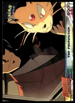 Topps Pokemon The Proposition #5 1999 Mewtwo Strikes Back Non-Holo Black Logo NM - Image 1