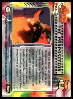 Topps Pokemon The Proposition #5 1999 Mewtwo Strikes Back Non-Holo Black Logo NM - Image 2