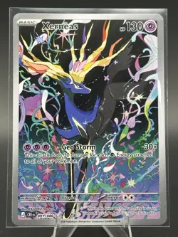 Pokemon TCG Xerneas Illustration Rare Full Art Holo 091/086 Chaos Rising 10/10 - Image 1