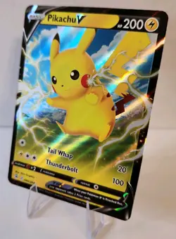 Pokemon TCG Pikachu V 086/264 Fusion Strike Rare Near Mint - Image 1
