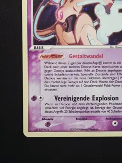 Deoxys 16/107 Holo Rare EX Deoxys German Exclusive Pokemon 2005 LP - Image 5
