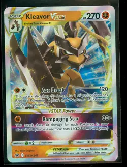 Pokemon KLEAVOR VSTAR SWSH249 - ULTRA RARE HOLO PROMO - MINT - Image 1