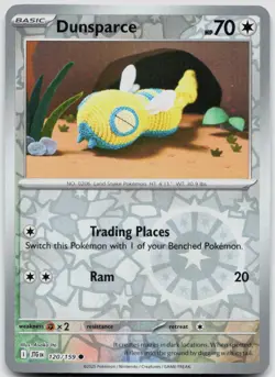 Dunsparce 120/159 Reverse Holo SV09: Journey Together NM English Pokemon - Image 1