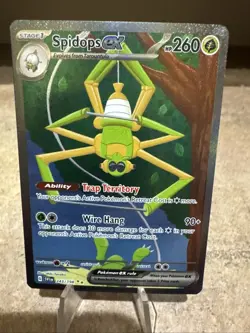 Spidops ex 243/198 Special Illustration Rare Scarlet & Violet Pokemon Near Mint - Image 1